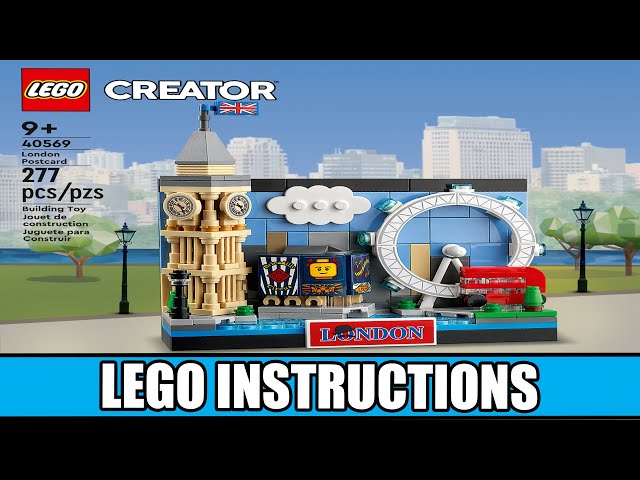 日本未入荷 CRAFTD London LEO LEGO Instructions | Creator | 40569 | London Postcard - YouTube
