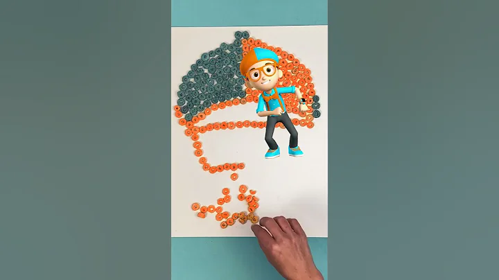 🥣🤔 Can You Create Blippi’s Face Using Only Cereal? 🎨😃 #fun #blippi #kids