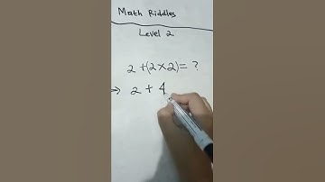 Math Riddles Level 2 || Math Trick #shorts