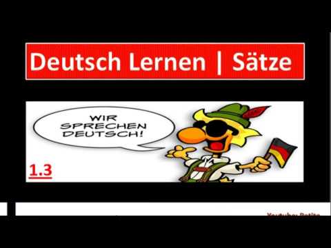 Deutsch lernen I Sätze 1 I Level 3 I  Wohnen und Gesundheit 2