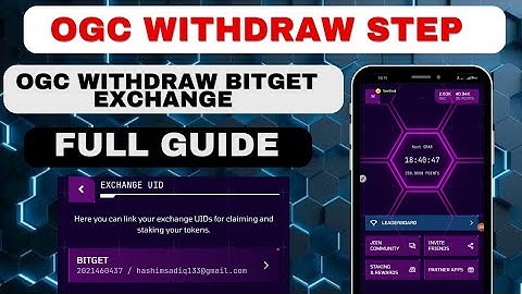 How To Withdraw From OGC Mining | OGC Mining Withdraw Full Process | OGC Withdraw On Bitget Exchange
