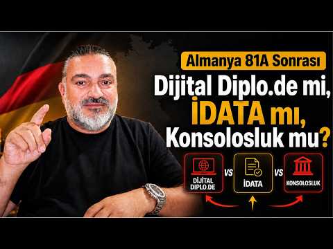 ALMANYA 81A SONRASI DİJİTAL DİPLO.DE Mİ, İDATA MI, KONSOLOSLUK MU?