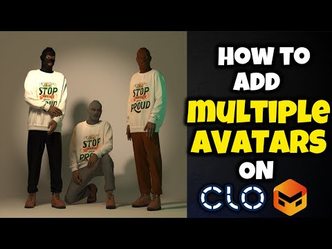 How to add MULTIPLE AVATARS in  CLO 3D and MARVELOUS DESIGNER