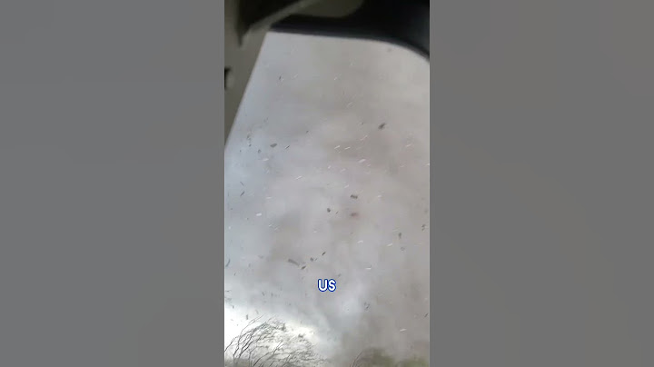 Train conductor gets caught in a TORNADO