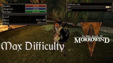 Attempting to Defeat the Hardest NPC in Morrowind on Max Difficulty