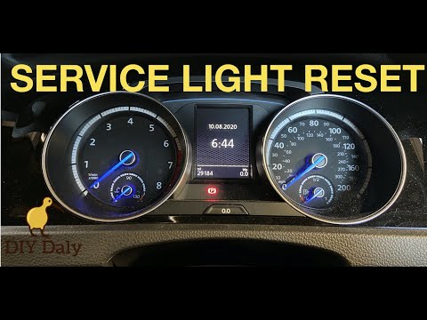 MK7 VW Golf Service Light Reset (Inspection & Oil)