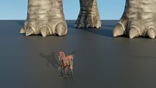 Smallest Dinosaur vs Biggest Dinosaur Size Comparison | 3d Animation Comparison
