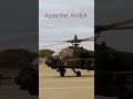 Apache ah64 helicopter