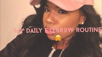 Eyebrow tutorial (MY Daily eyebrow routine)