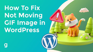 How To Fix Not Moving GIF Image in WordPress | EASY