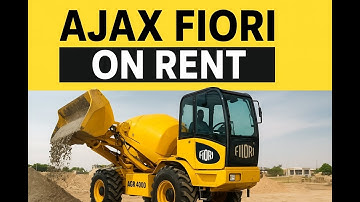 Ajax Fiori on Rent | Self Loading Concrete Mixer | Ajax Fiori 4000 Available
