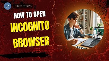 How to open incognito browser (Please check description section)