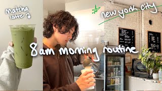 my *peaceful* 8am opening routine as BARISTA in NYC☕️ | barista day in the life