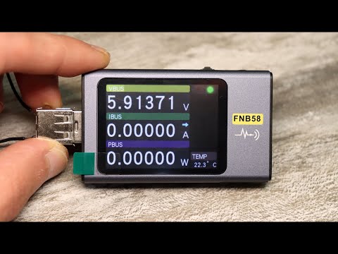 Видео: Крутой USB тестер FNIRSI FNB58 - проверка точности.