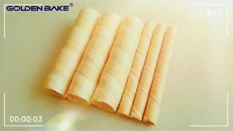 Automatic Egg Roll Machine Wafer Stick Making Machine Biscuit Production Line