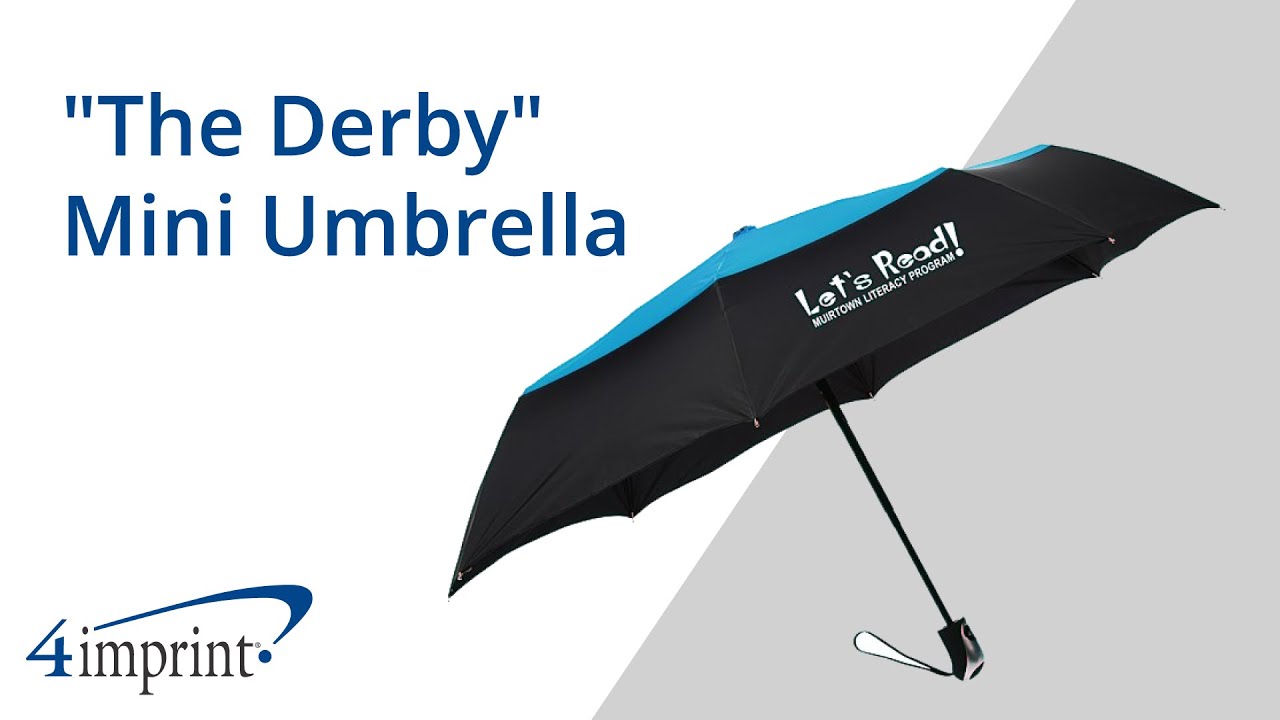 Customized "The Derby" Mini Umbrella Promotional Umbrellas by