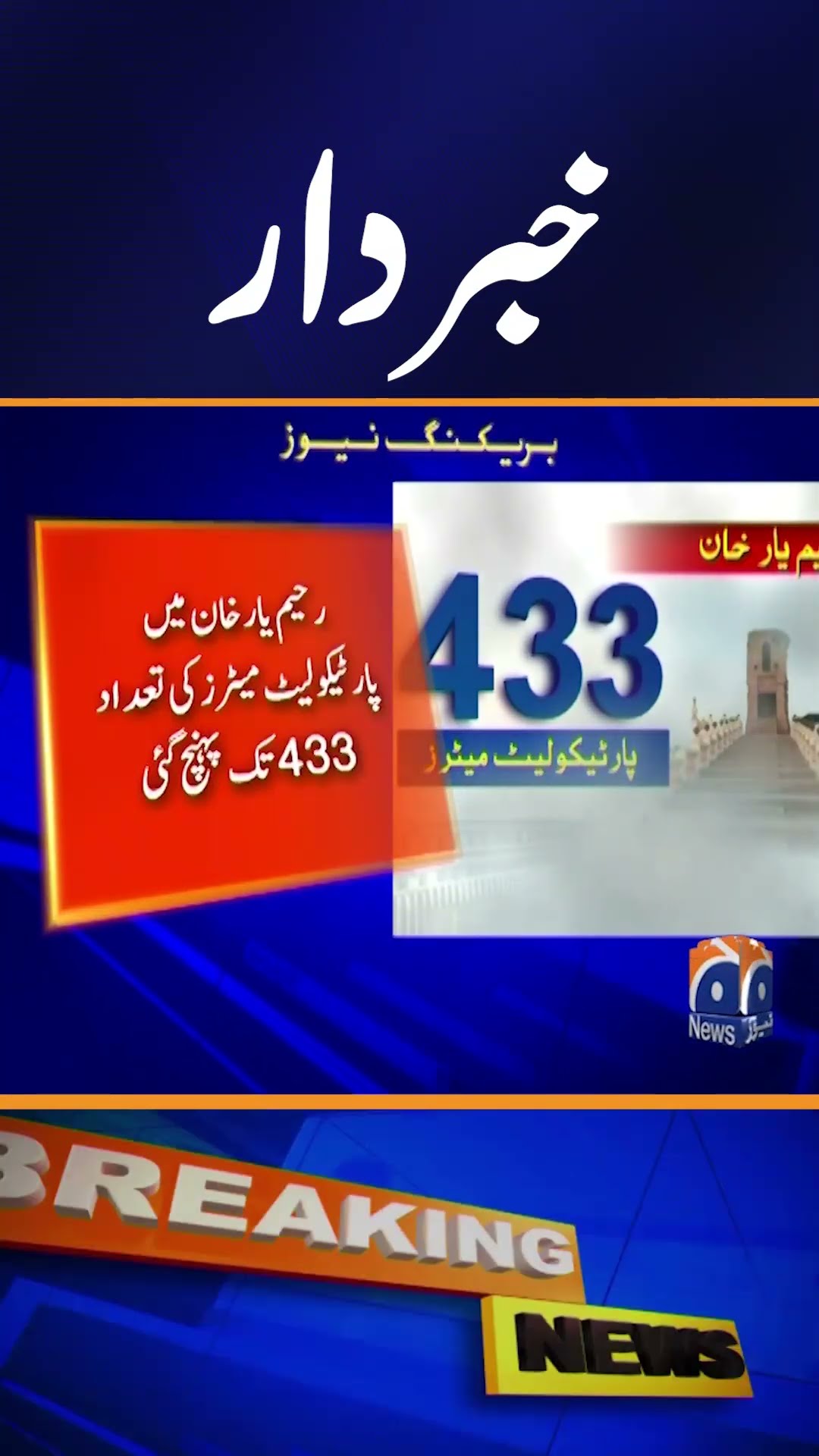 Smog in Pakistan | Weather Latest Update | Alert! | Geo News
