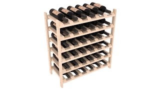 Stackable Wine Rack Assembly Tutorial This tutorial video will provide instructions of how to assemble a Wine Racks America Stackable Wine Rack.