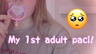 Unboxing my FIRST adult paci! (Agere/age regression)