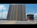 Drawbridge in Green Bay with 2 Ship Horns