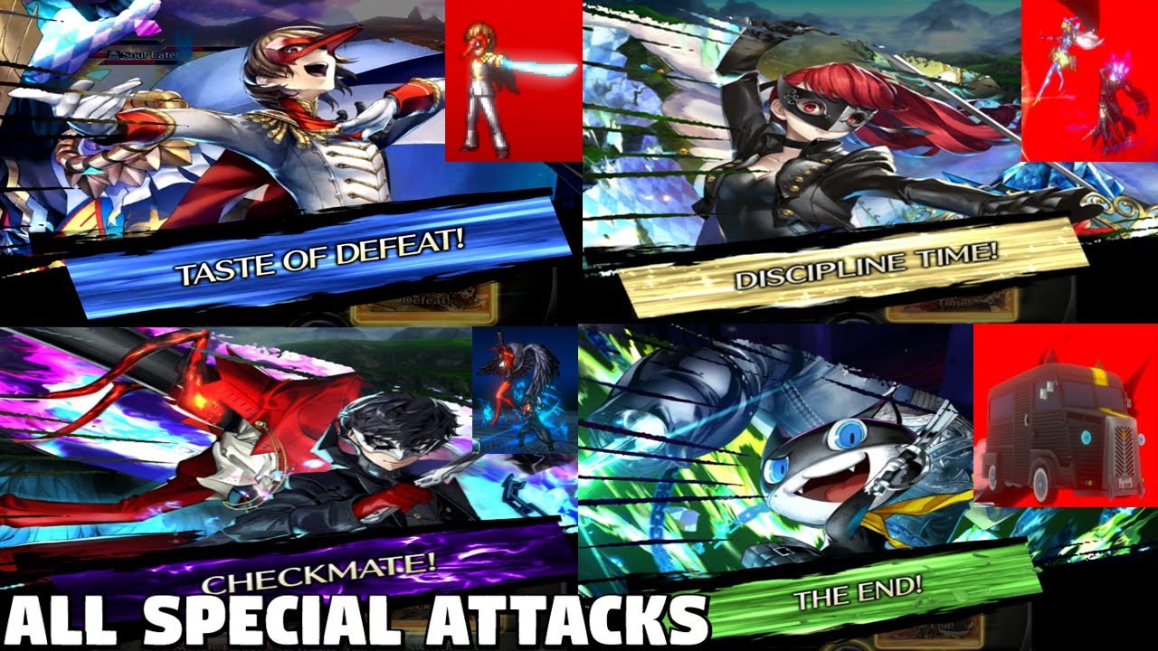 Persona 5 Royal x Last Cloudia - All Special Attacks