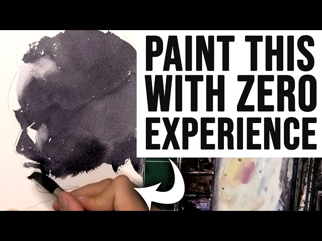 Paint This Portrait with 0 Experience | Watercolor Beginner Lesson