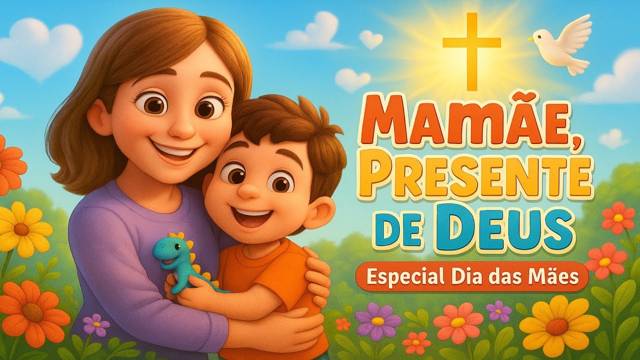 **Mamãe, Presente de Deus 💖 | Música Infantil Gospel Especial Dia das ...