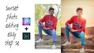 Sunset manipulation photo editing tutorial with lightroom preset picart mobile hd photo editing screenshot 5