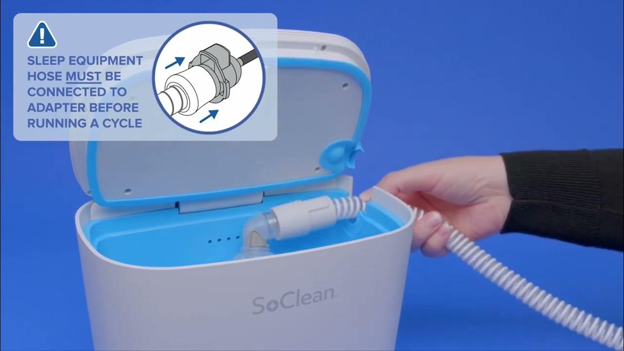 Universal CPAP Hose & Mask Adapter for SoClean 3 Sanitizers