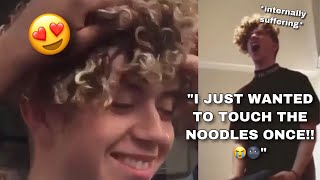Jack's noodle hair that is my only food source during quarantine