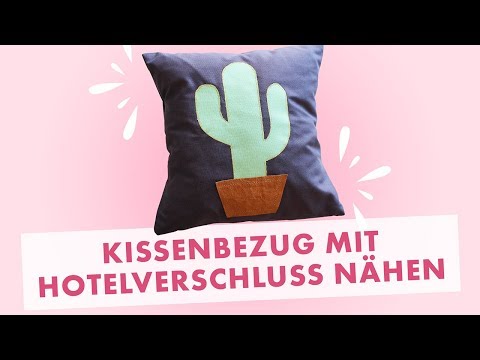 Video: Wie man ein Kissen wie ein Profi näht