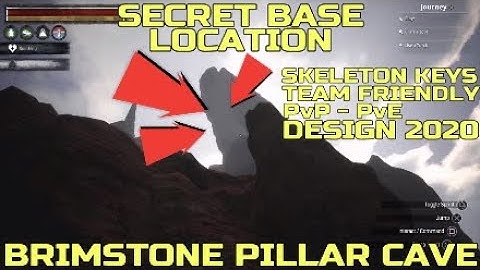 Conan Exiles Secret Base Location PvP 2020 PvE | Brimstone Pillar Cave | #YouShallObey