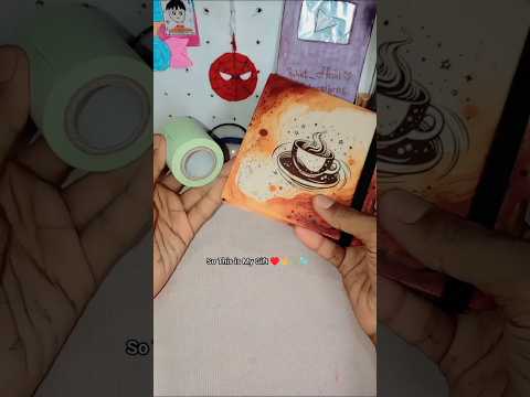 A Gift Parcel Unboxing 🎬🎧🖤 | #shorts #unboxing #aesthetic #craft #painting #trending #ytshorts