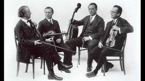 Flonzaley String Quartet - Brahms: Quartet #1 Bb op 67 mvt 1