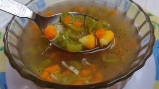 ಅರೋಗ್ಯವಾದ ರುಚಿಯಾದ ತರಕಾರಿ ಸೂಪ್ / Healthy Vegetable Soup In Kannada