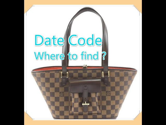 Louis Vuitton Marylebone GM Tote Bag in Damier Ebene (Date code: DU1183)