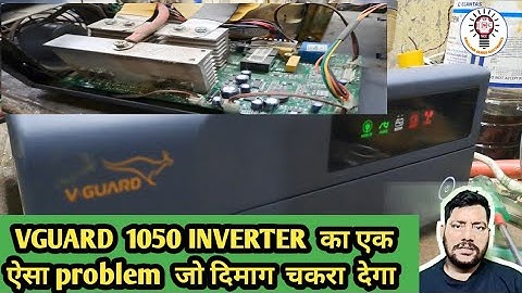 Een verbijsterend probleem met de VGUARD 1050 INVERTER