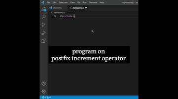 program on Postfix increment | Notes on C programming language | Luqman learning lab