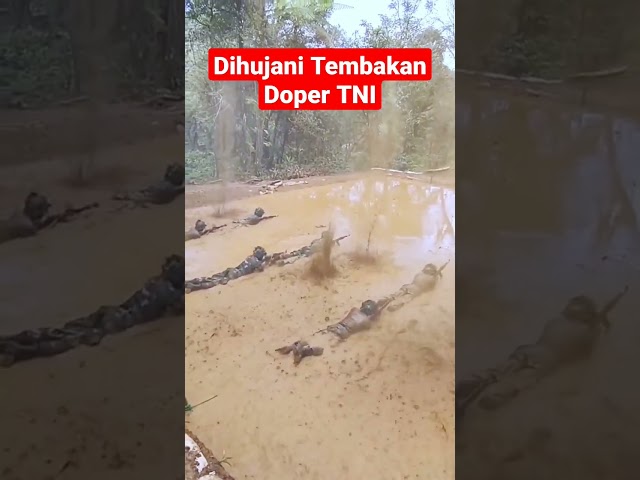 Dihujani Tembakan Doper TNI class=