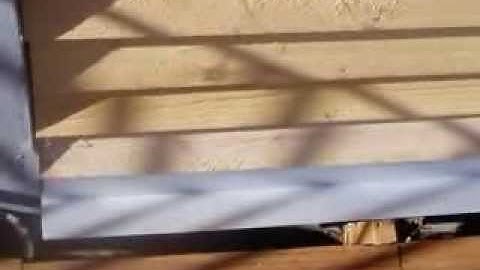 King of the House Home Inspection (Client Video) Flashing the Deck