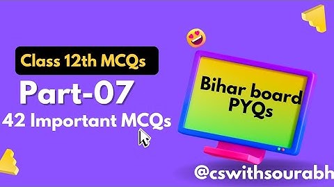 Bihar Board || Class 12th || PYQs Computer Science || Part 7 #biharboardexam2025 #biharboardexam