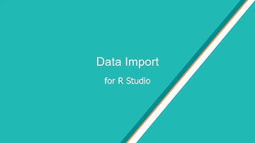 Import Data File into R Studio