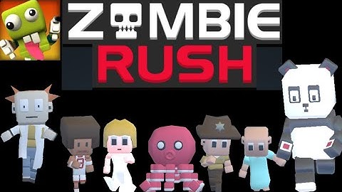 All Characters Unlocked ZOMBIE RUSH || (Android,ios) Gameplay - Walkthrough