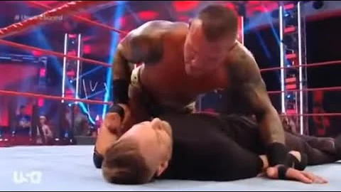 Christian vs Randy Orton RAW - Ric Flair Attacks Christian