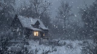 Sleep Well With The Sound Of Blizzard Outside The Old House | Sounds of Blizzards & Howling winds