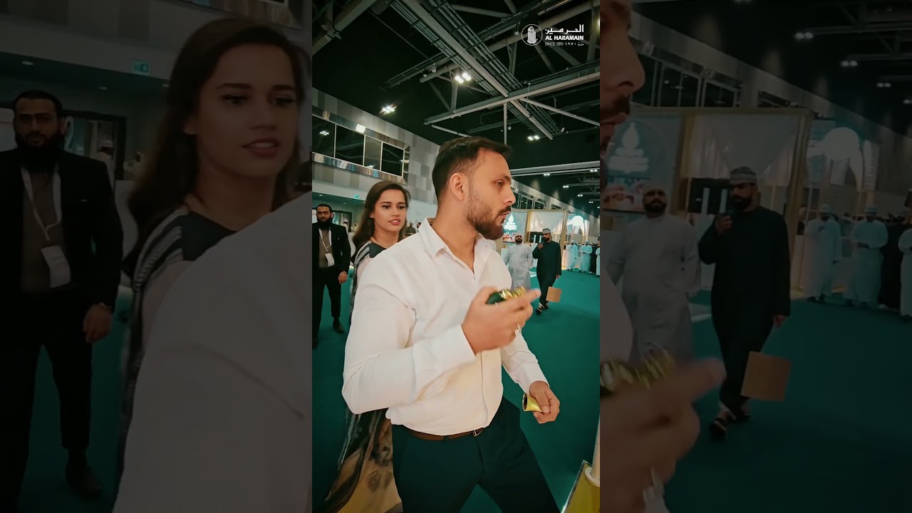 Check out Al Haramain Perfumes' newest fragrance, Haramain Detour Eco at Oman Perfume Show