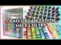 11 BEYOND CLEVER CRAFT ORGANIZATION HACKS YOU'll WANT TO TRY