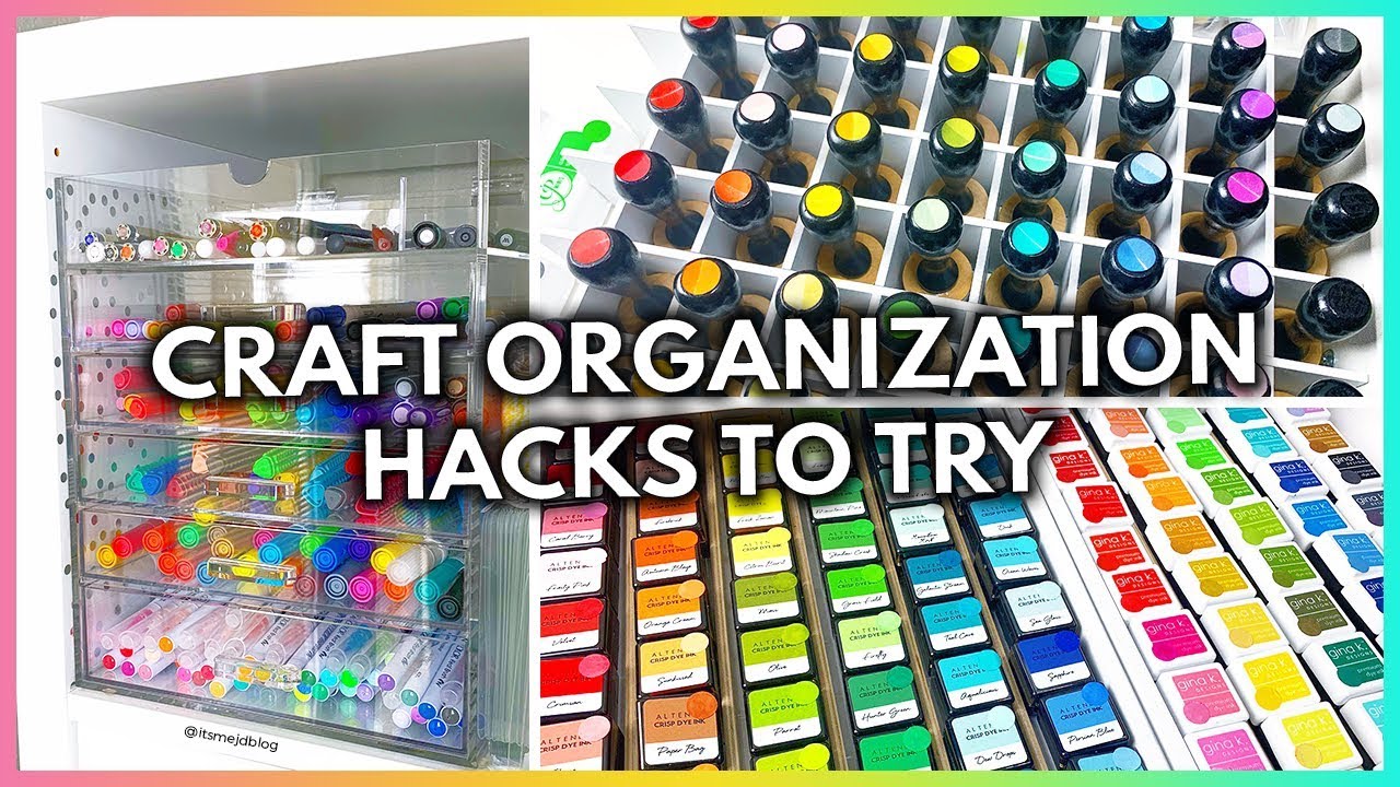 Craft Room Storage Hack – DIY Stamp Storage