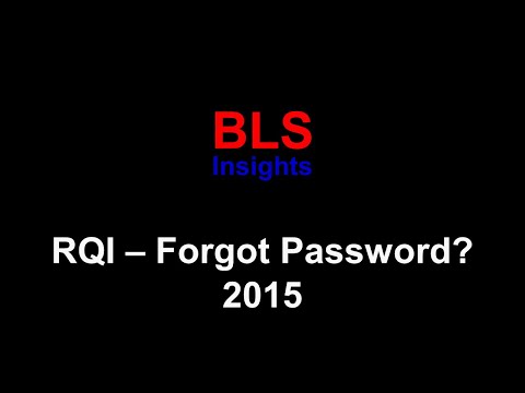 RQI - 2015 - Forgot Password?