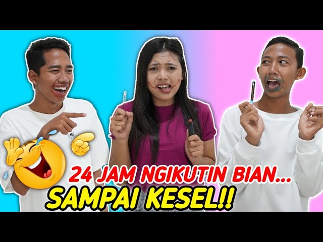 SEHARIAN NGIKUTIN GERAKAN BIAN !!! KOK JADI BEGINI😩 ! | Mikael TubeHD class=